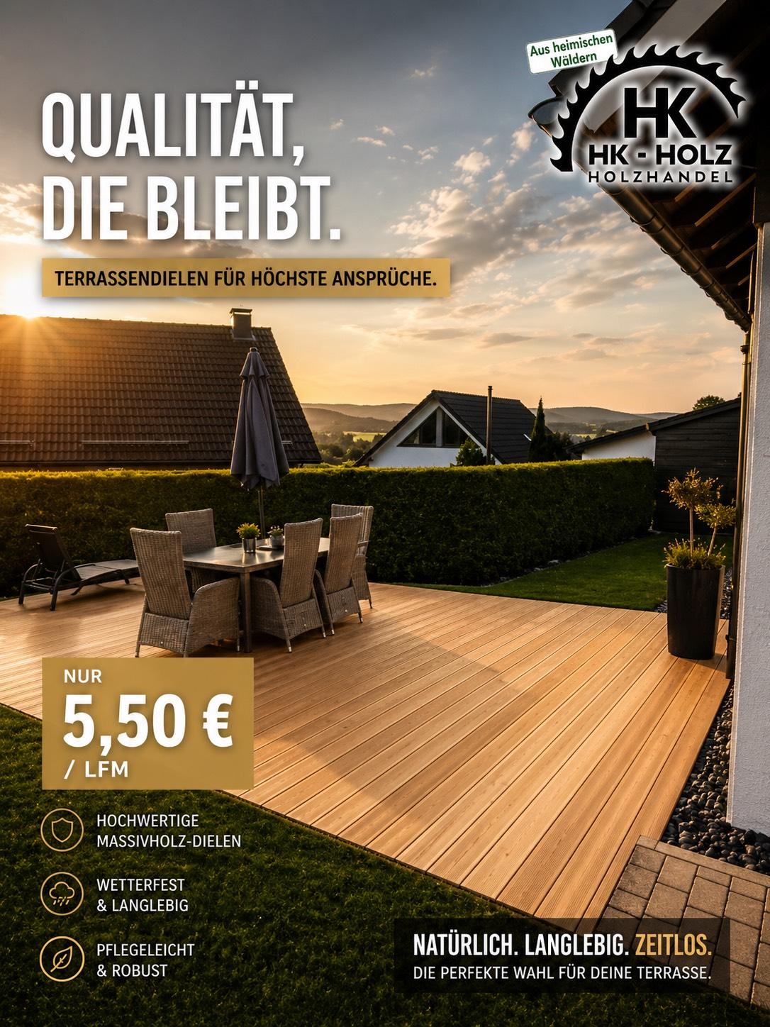 Terrassendielen Lärche